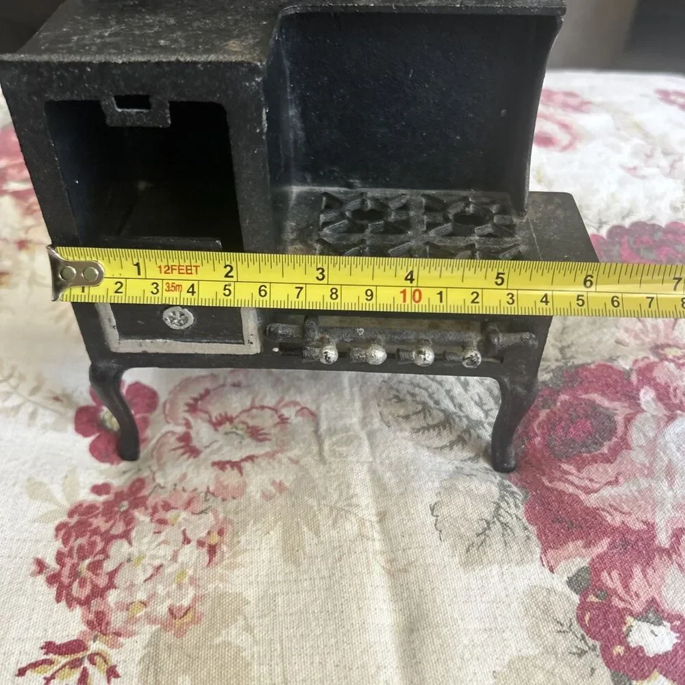 Antique Blue Bird Gas Stove Cast Iron 6.5